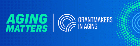 aging matters header aging matters and gia logo on blue background