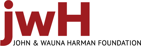 john and wauna harman logo john and wauna harman text logo