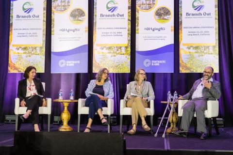 four people panel at gia conference